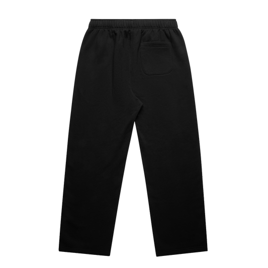 sacr'd swagr unisex relaxed track pants (black out)