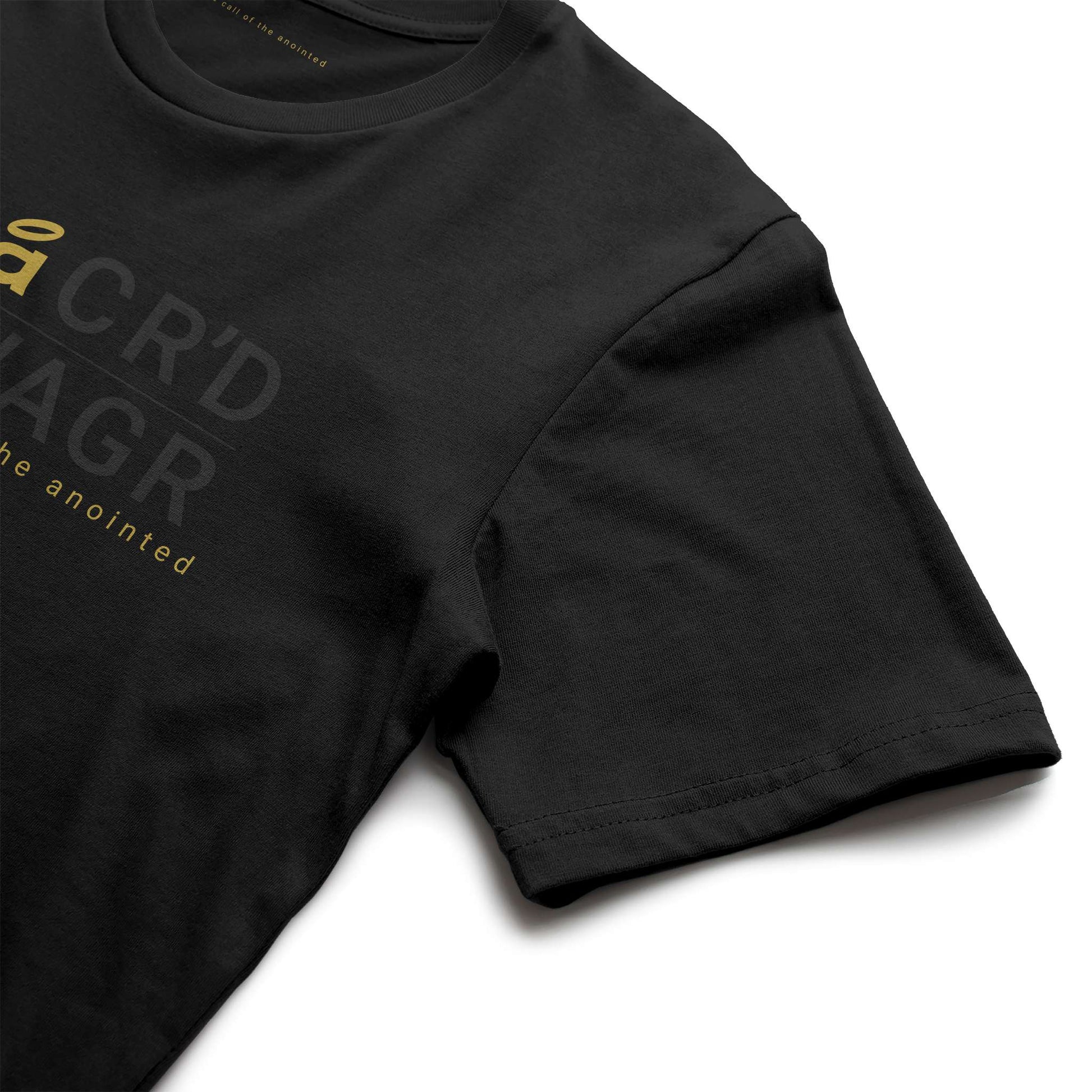Sacr'd Swagr Essential Tee – Black on Black