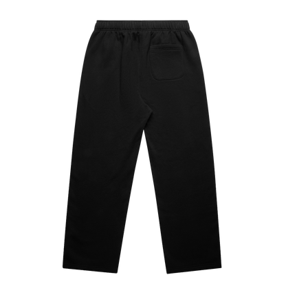 sacr'd swagr unisex relaxed track pants (black out)