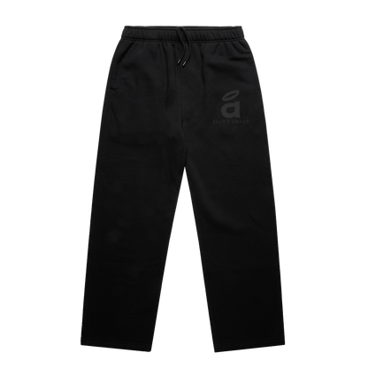 sacr'd swagr unisex relaxed track pants (black out)