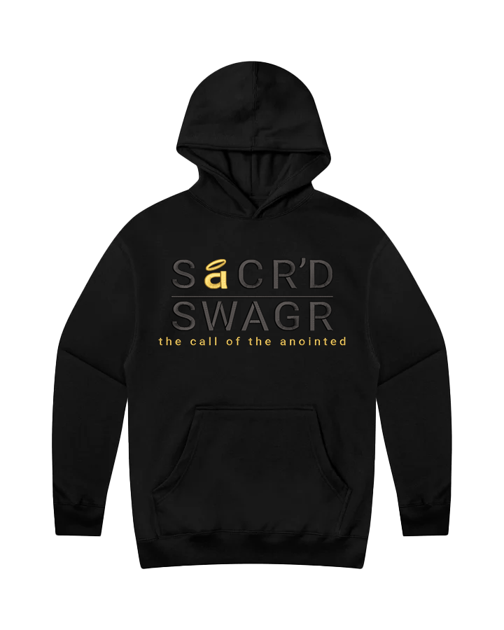essential unisex hoodie, black