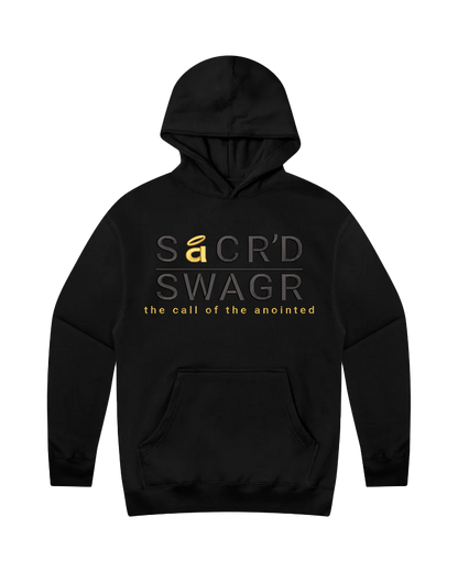 essential unisex hoodie, black