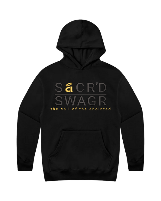 essential unisex hoodie, black