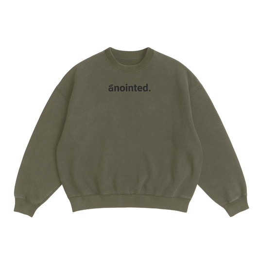 anointed. men's crew sweatshirt